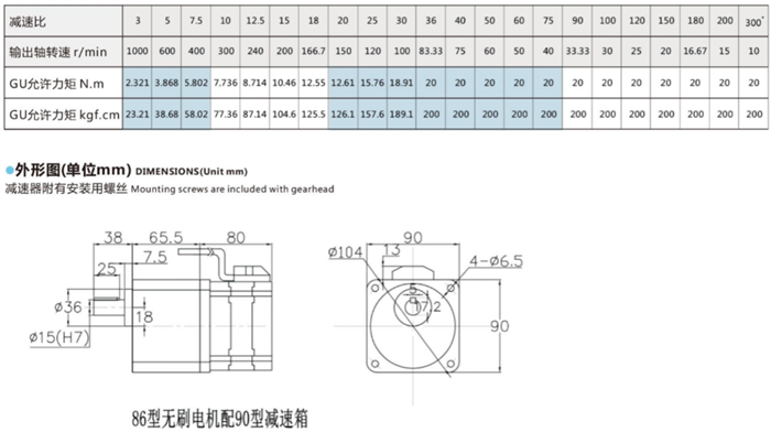 無刷電機齒輪減速箱 (2)